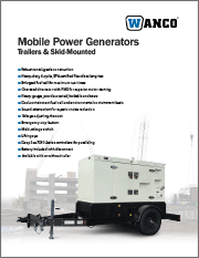 Wanco Mobile Power Generators Brochure