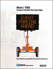 Wanco Metro Compact Message Sign Brochure