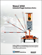Wanco AFAD Automated Flagger Assistance Device Brochure