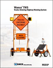 Wanco TWS - Trucks-Entering-Highway Warning Systems Brochure