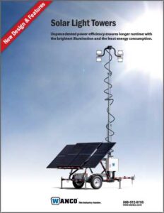 Wanco Solar Light Towers Brochure