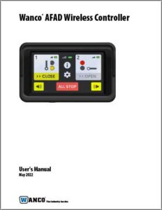 Wanco AFAD Controller Manual