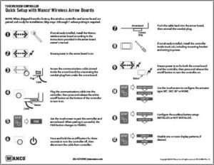 Wanco Wireless Controller Quick Setup Guide