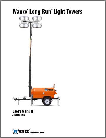 Wanco Long-Run Light Tower User’s Manual