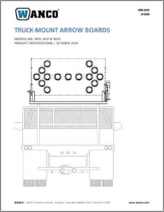 Wanco Truck-Mount Arrow Boards Specs
