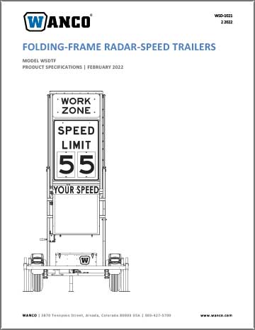 Wanco Folding Frame Speed Trailer Specs