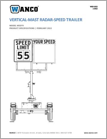 Wanco Vertical Speed Trailer Specs