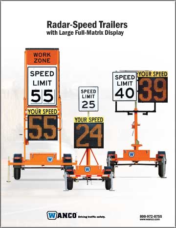 Wanco Radar-Speed Trailers Brochure