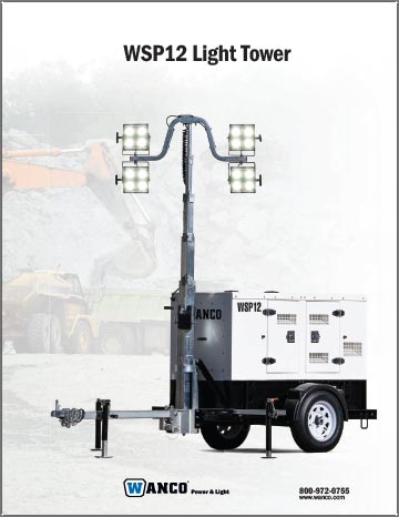 Wanco WSP12 Light Tower Brochure